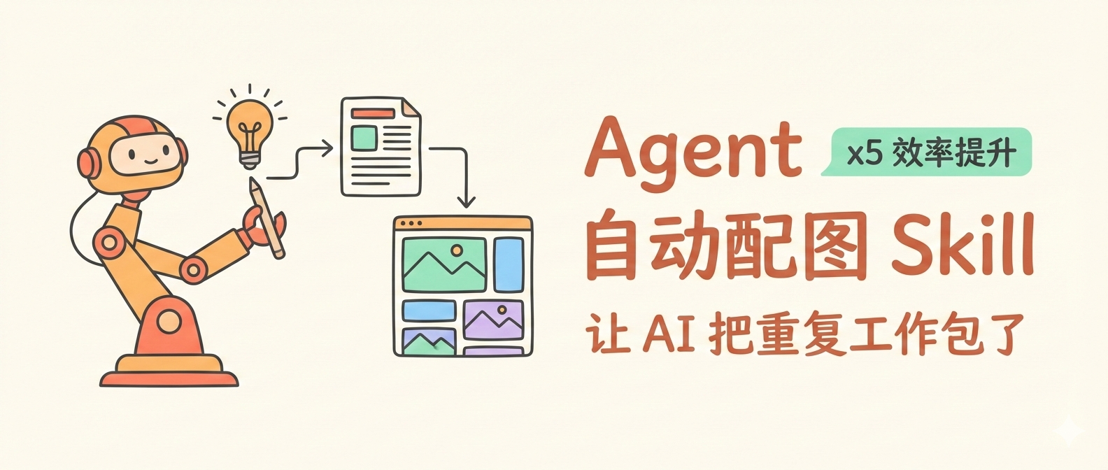我写了个 Skill，让 Agent 自动给文章配图
